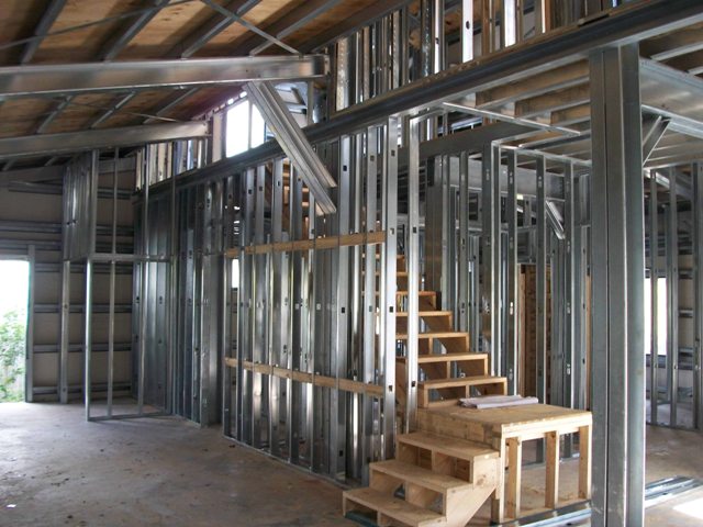 metal house frame plans